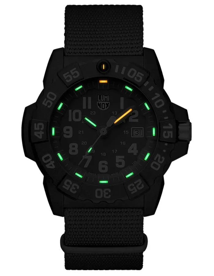 Luminox Navy Seal Mens - Green Dial - Green Webbing Strap - Date - 200M