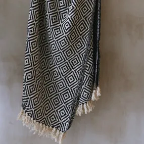 Marie Throw Blanket - Black