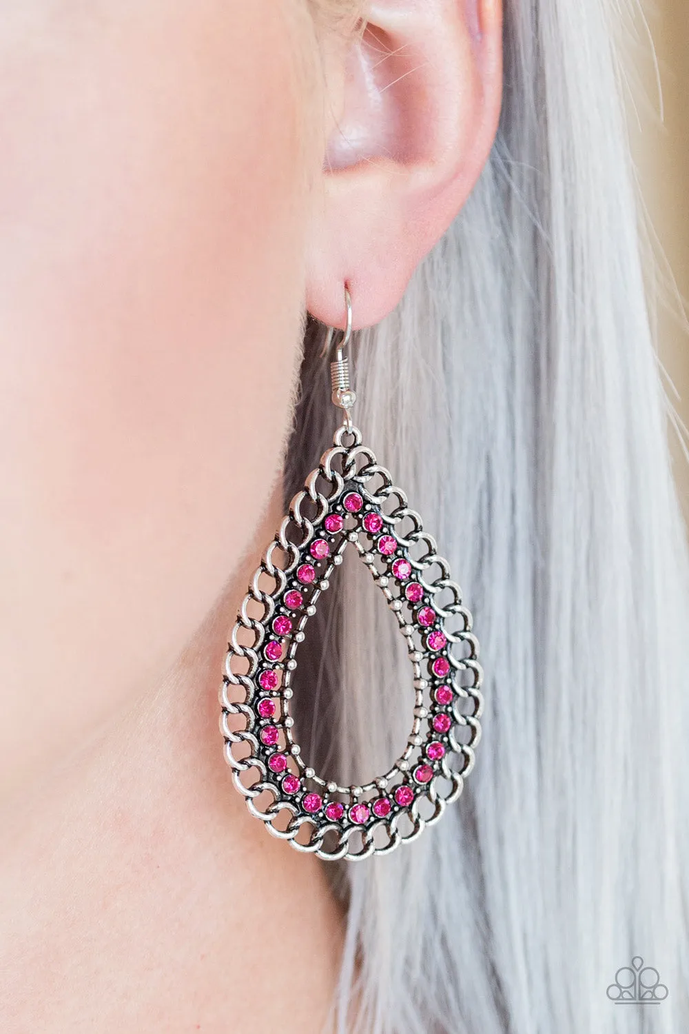 Mechanical Marvel - Pink Earring