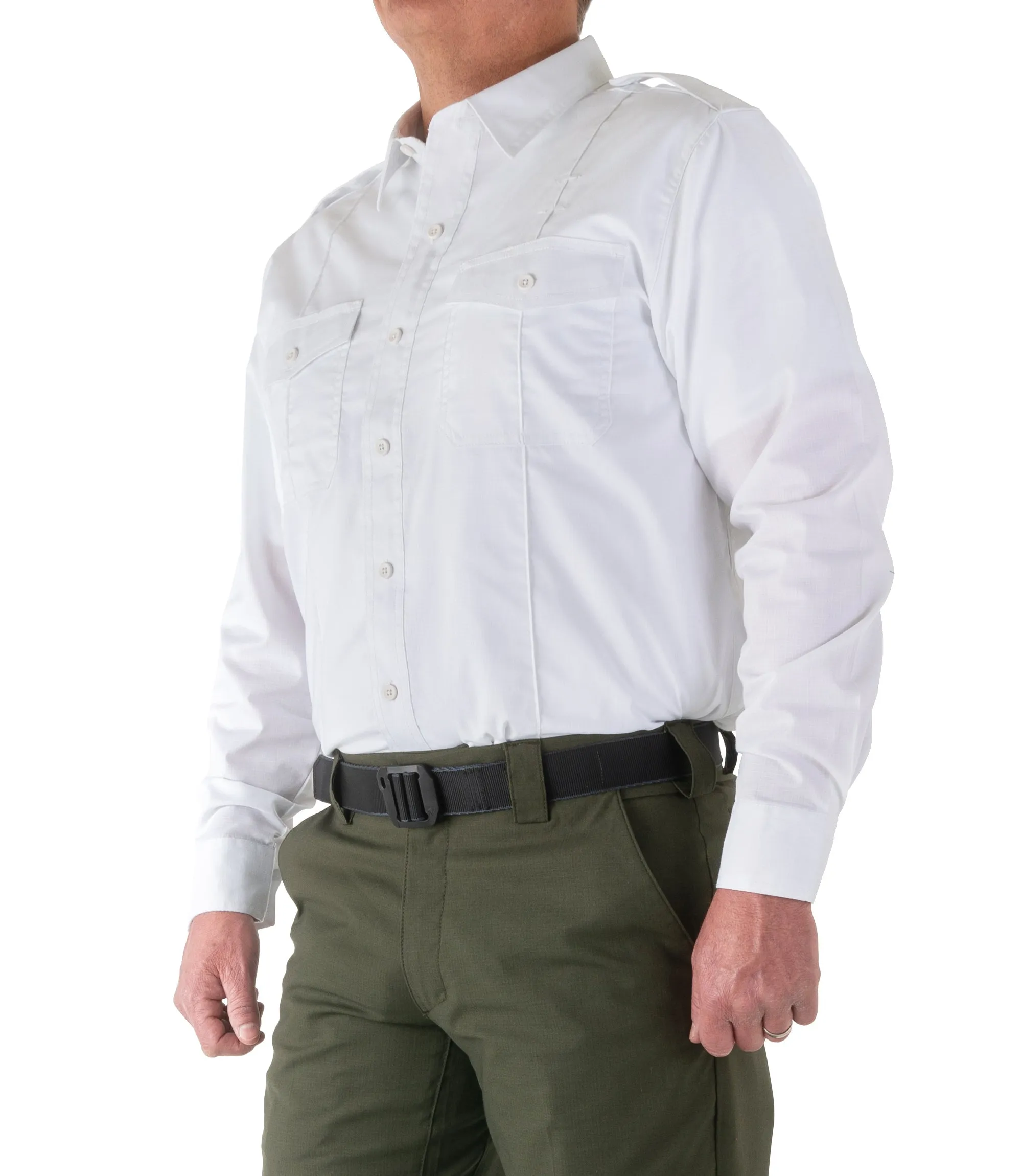 Men's V2 PRO DUTY Uniform Shirt / White