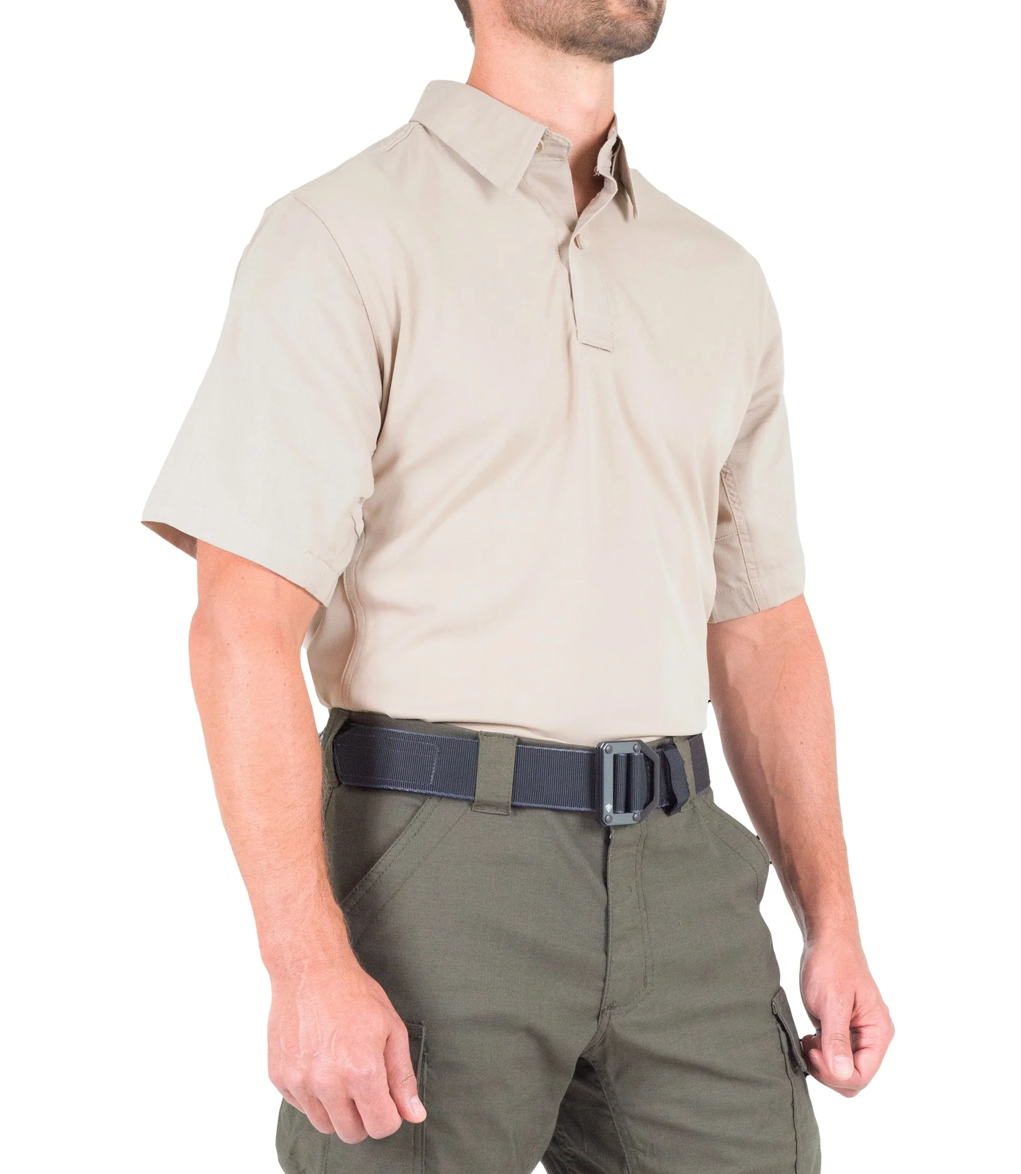 Men's V2 Pro Performance Short Sleeve Shirt / Khaki