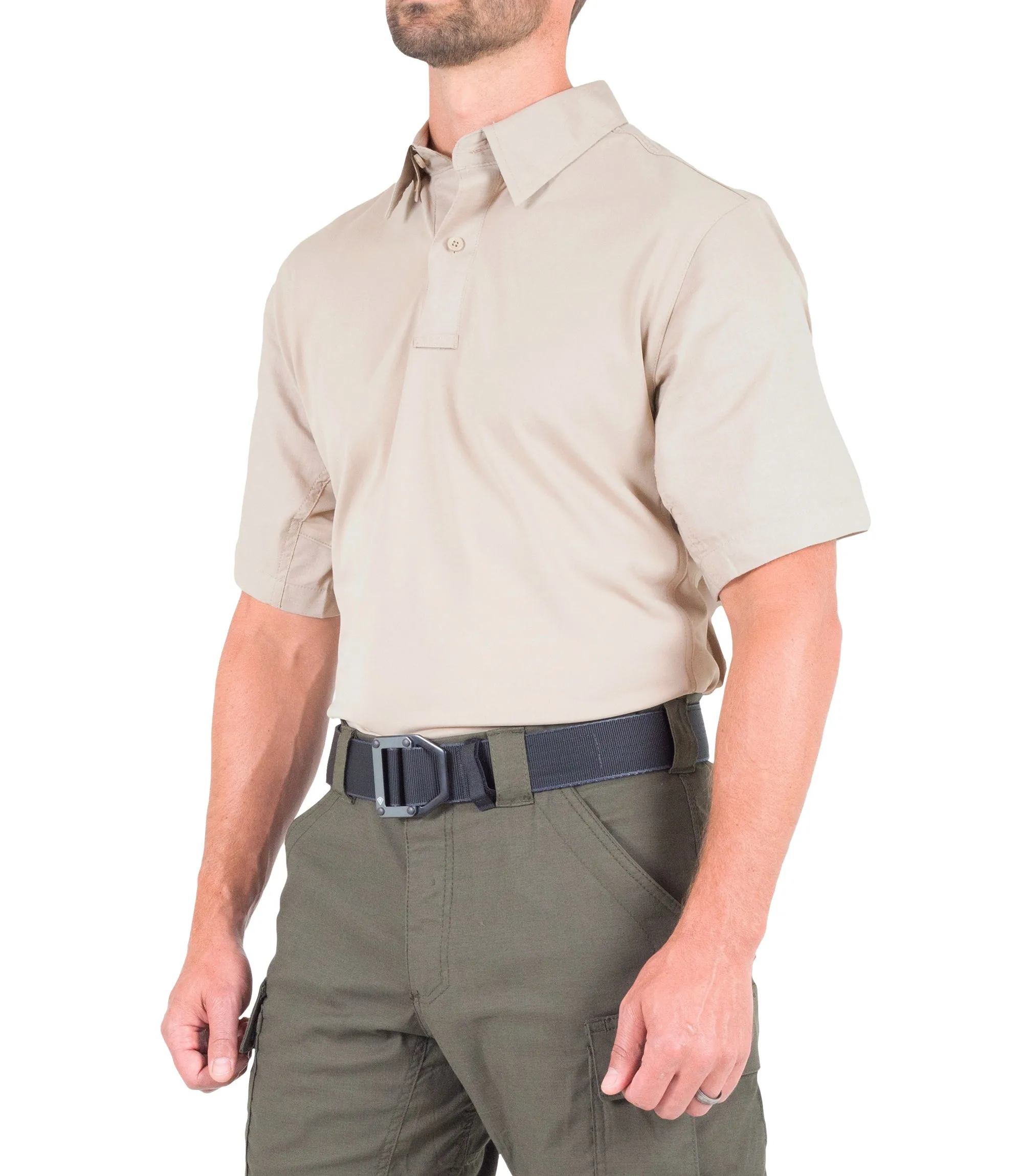 Men's V2 Pro Performance Short Sleeve Shirt / Khaki