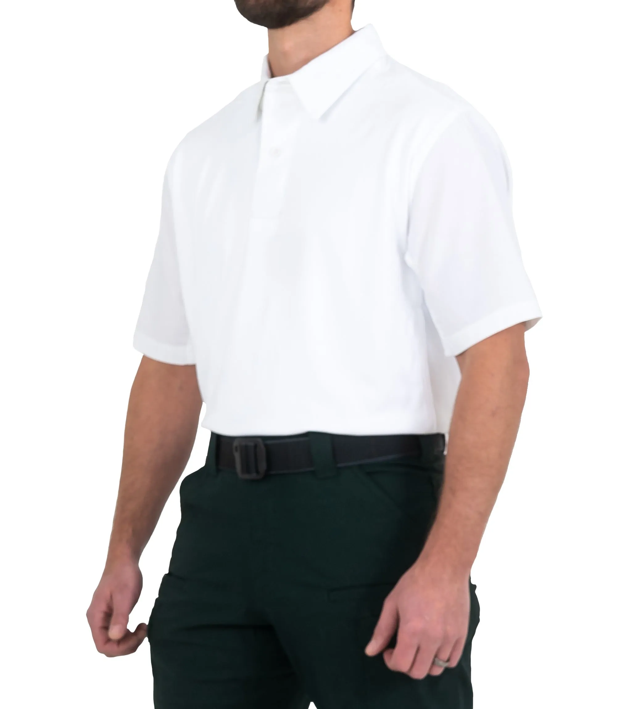 Men's V2 Pro Performance Short Sleeve Shirt / White