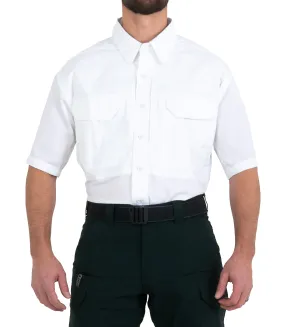 Men's V2 Tactical Short Sleeve Shirt / White