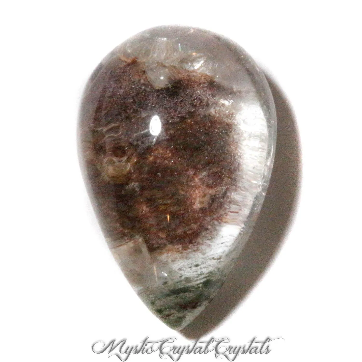 Multicolor Phantom Quartz, Garden Quartz, Scenic Lodolite Shaman's Stone Crystal-156Carats