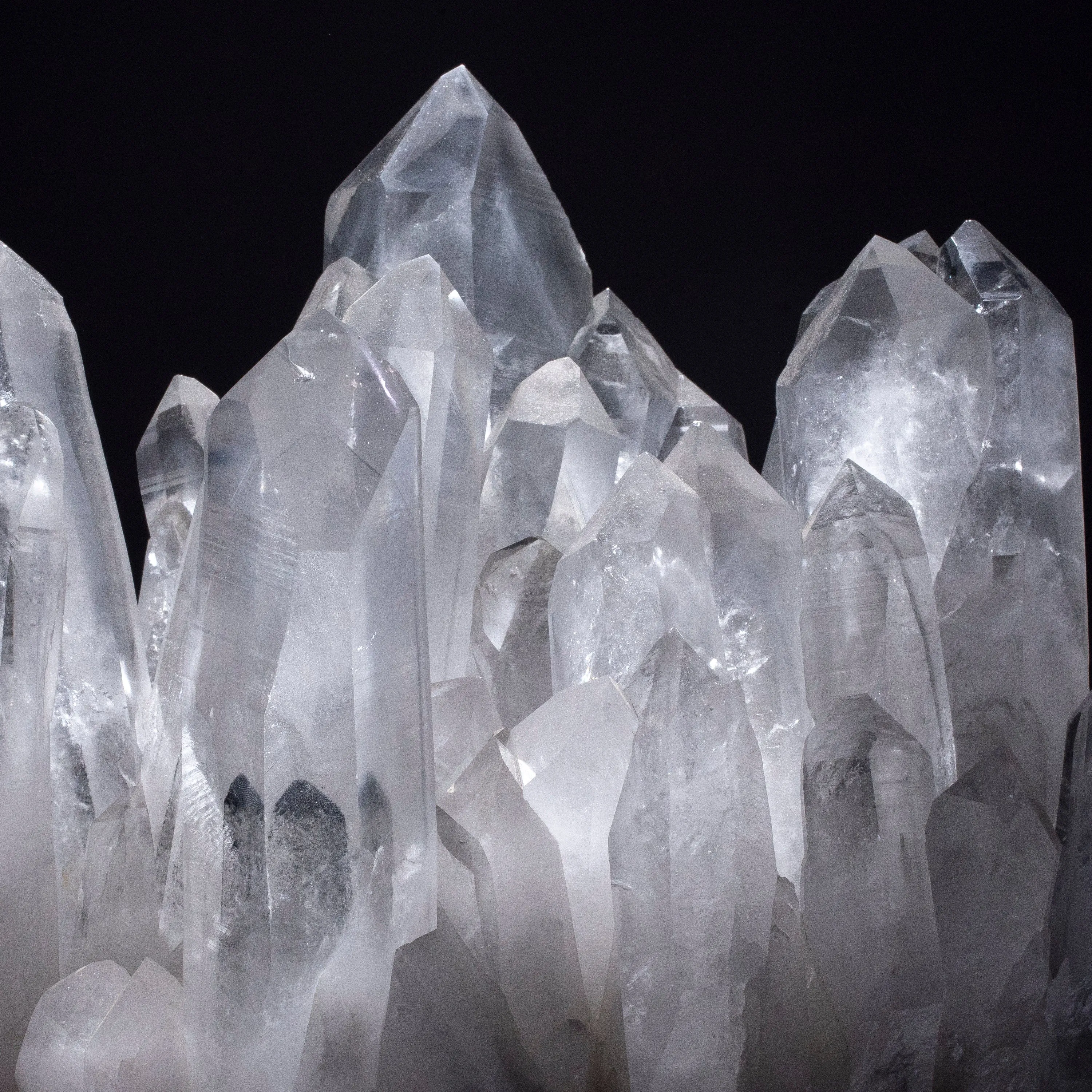 Natural Lemurian Clear Quartz Cluster Specimen 18 / 118lbs