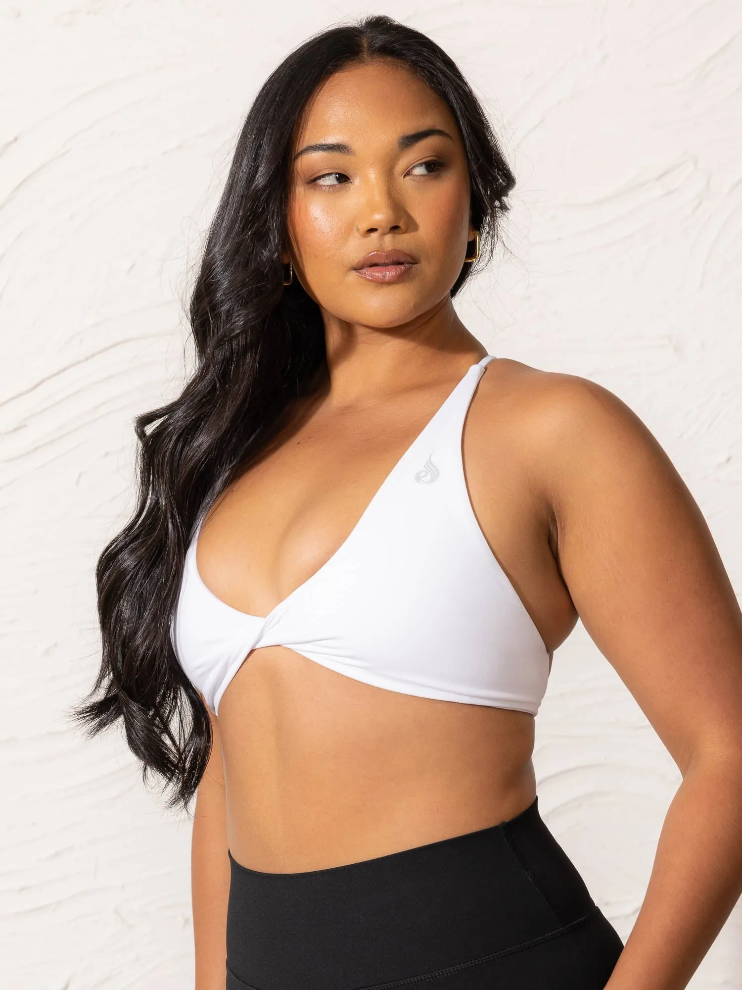 NKD Twist Sports Bra - White