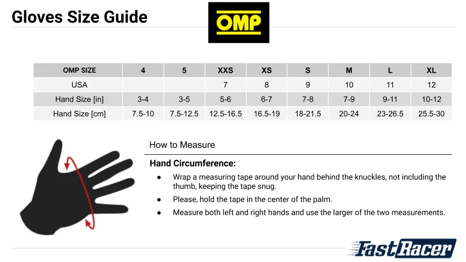 OMP ARP Advanced Rainproof Kart Gloves