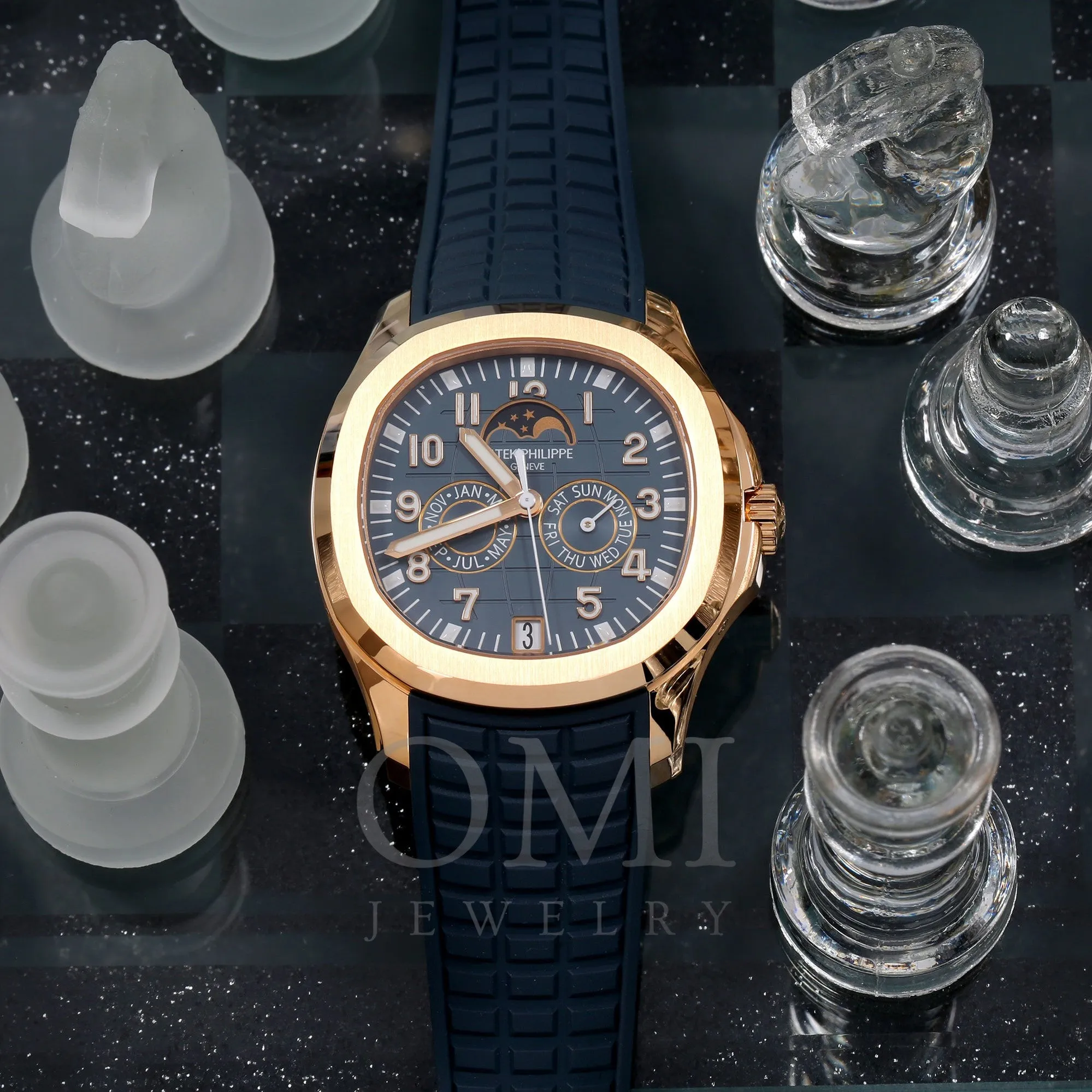 Patek Philippe Aquanaut Luce Annual Calendar 5261R 39.9MM Blue-Gray Dial With Composite Strap