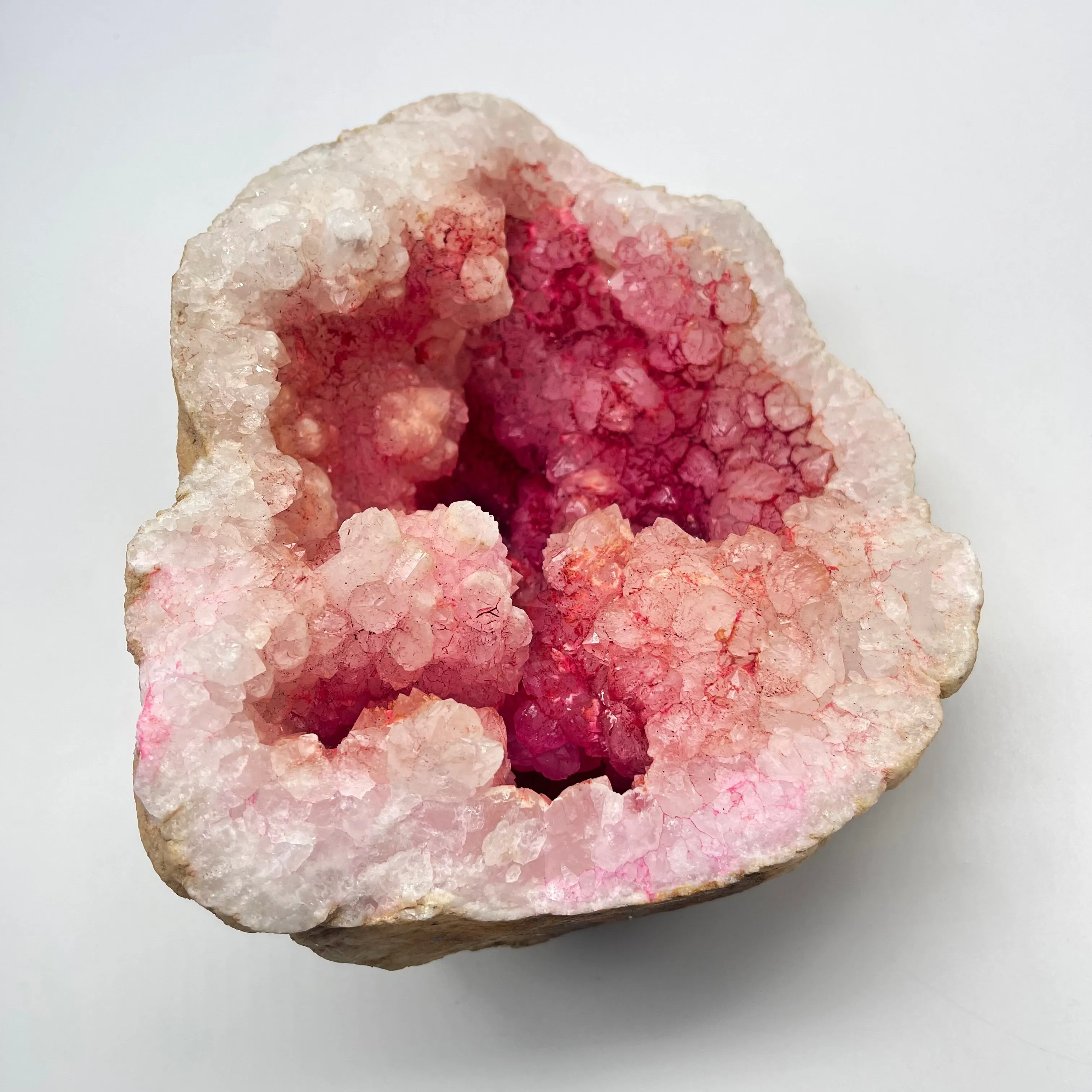 Pink Quartz Geode