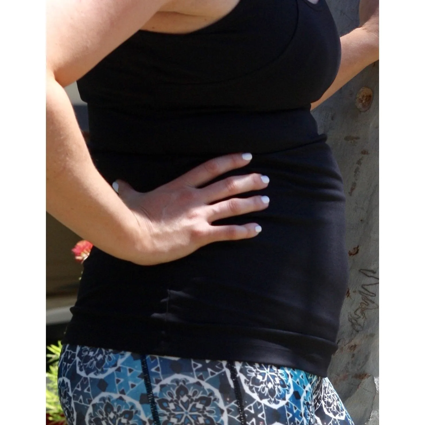 Pregnancy Singlet Black