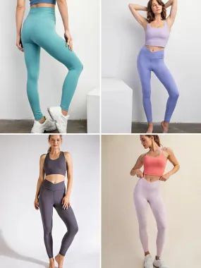 Rae Mode V-Waist Full Length Leggings PREORDER - 4 Colors