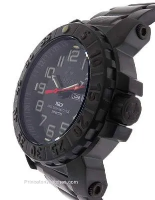 Reactor Mens Trident 2 - All Black Design - Bracelet - NeverDark - 200m