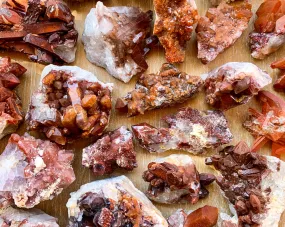 Red Quartz Clusters || Morocco