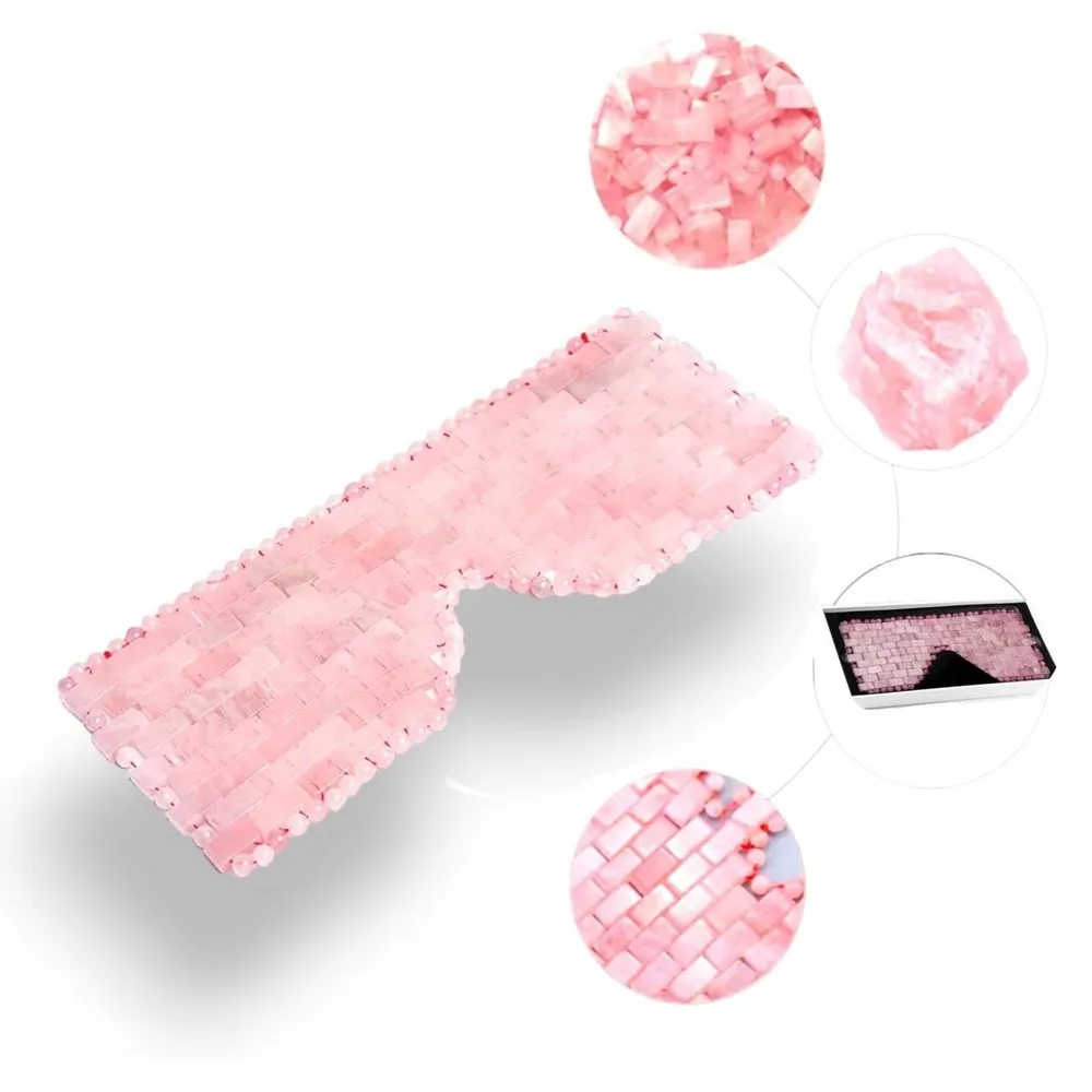 Rose Quartz Eye Mask Kit