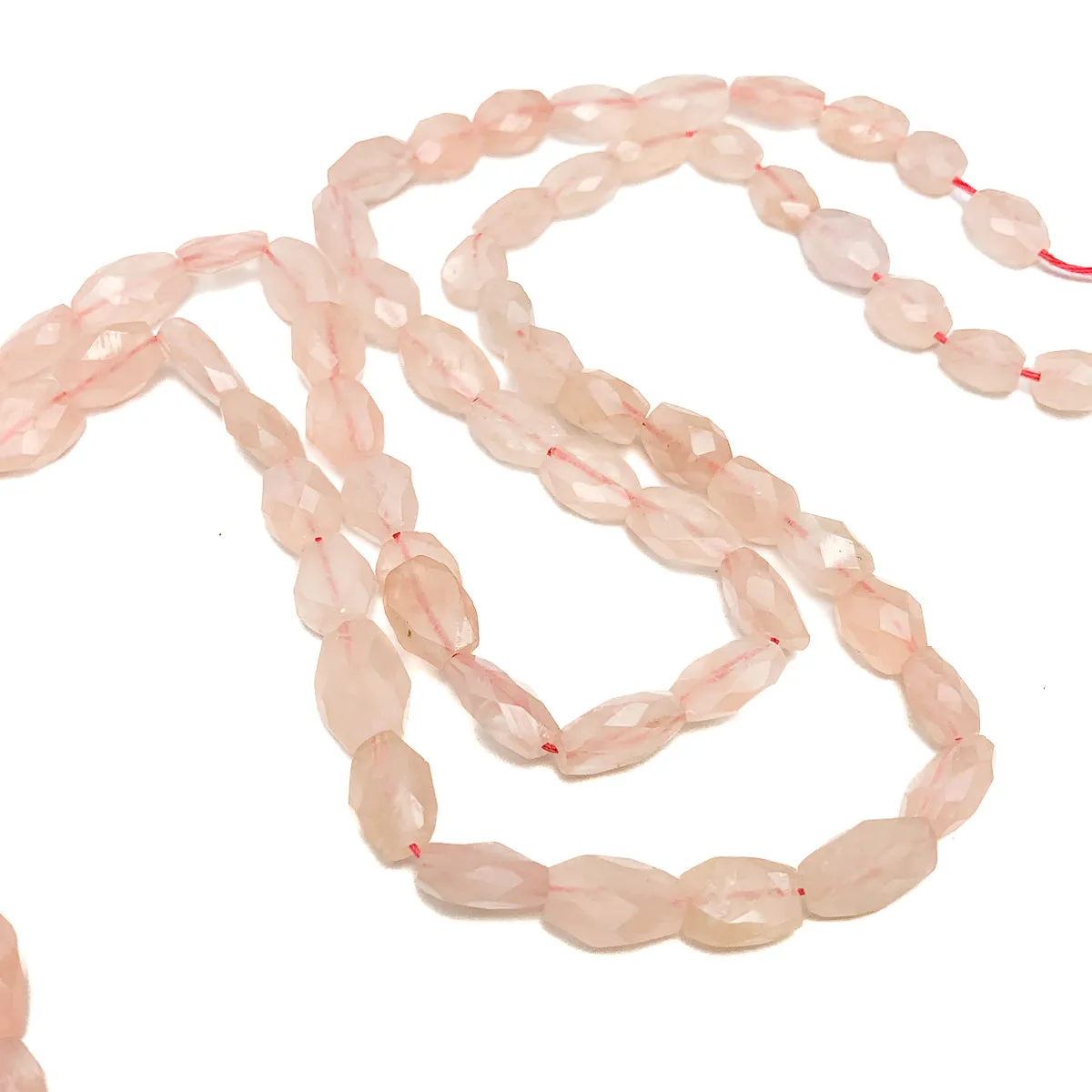 Rose Quartz Faceted Ovals