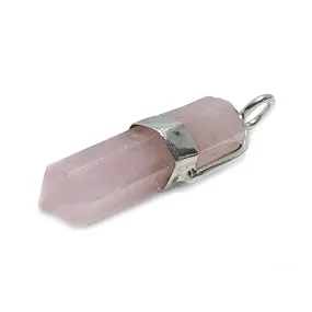 Rose Quartz Point Pendant