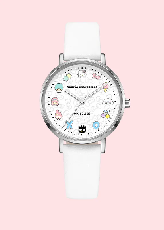 Sanrio Characters leather daily elegance wrist watches - TIDE COLOR x SANRIO