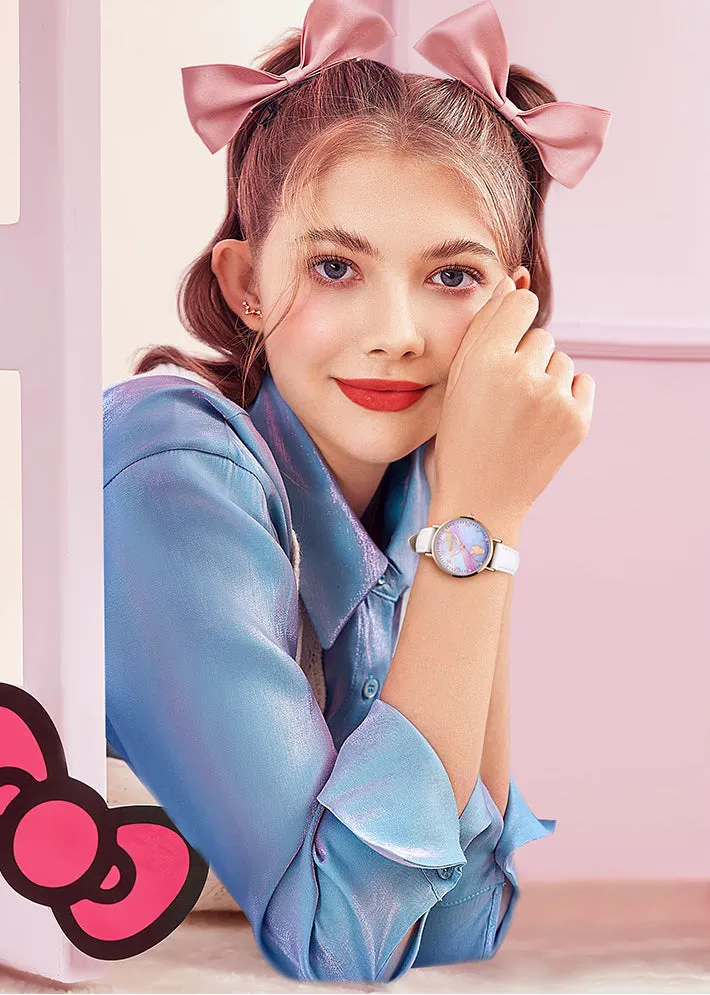 Sanrio Characters leather daily elegance wrist watches - TIDE COLOR x SANRIO