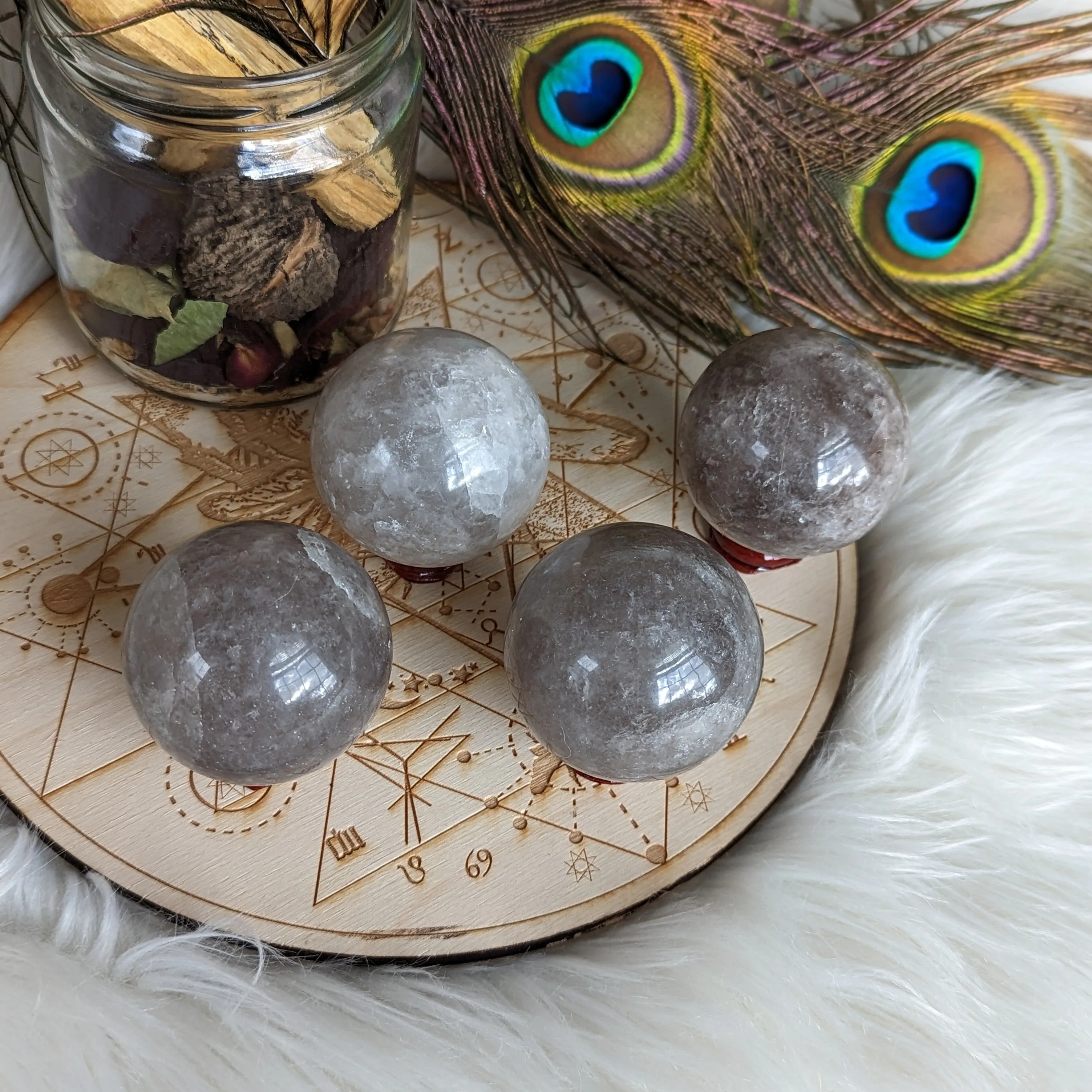 Smoky Quartz Protection Sphere