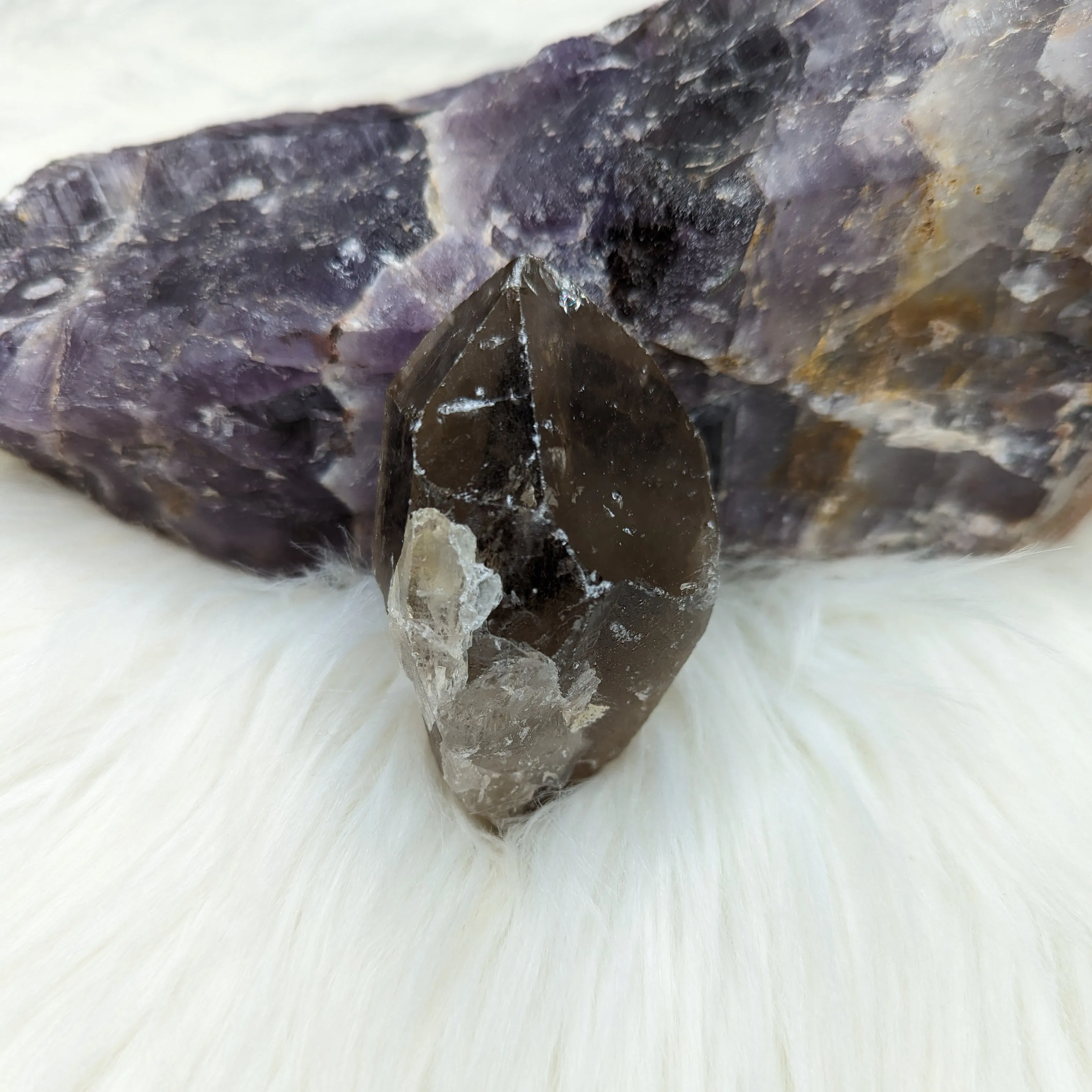 Smoky Quartz Rough Point from Zambia ~ Protective and Grounding ~