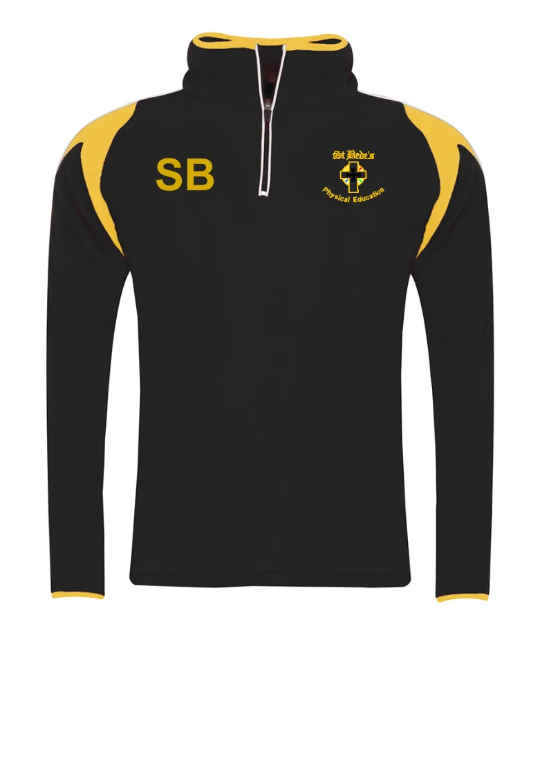 St Bede's Catholic Comprehensive School 1/4 Zip Sports Top