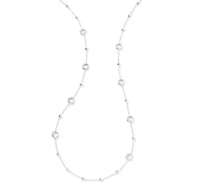 Station Necklace in Sterling Silver