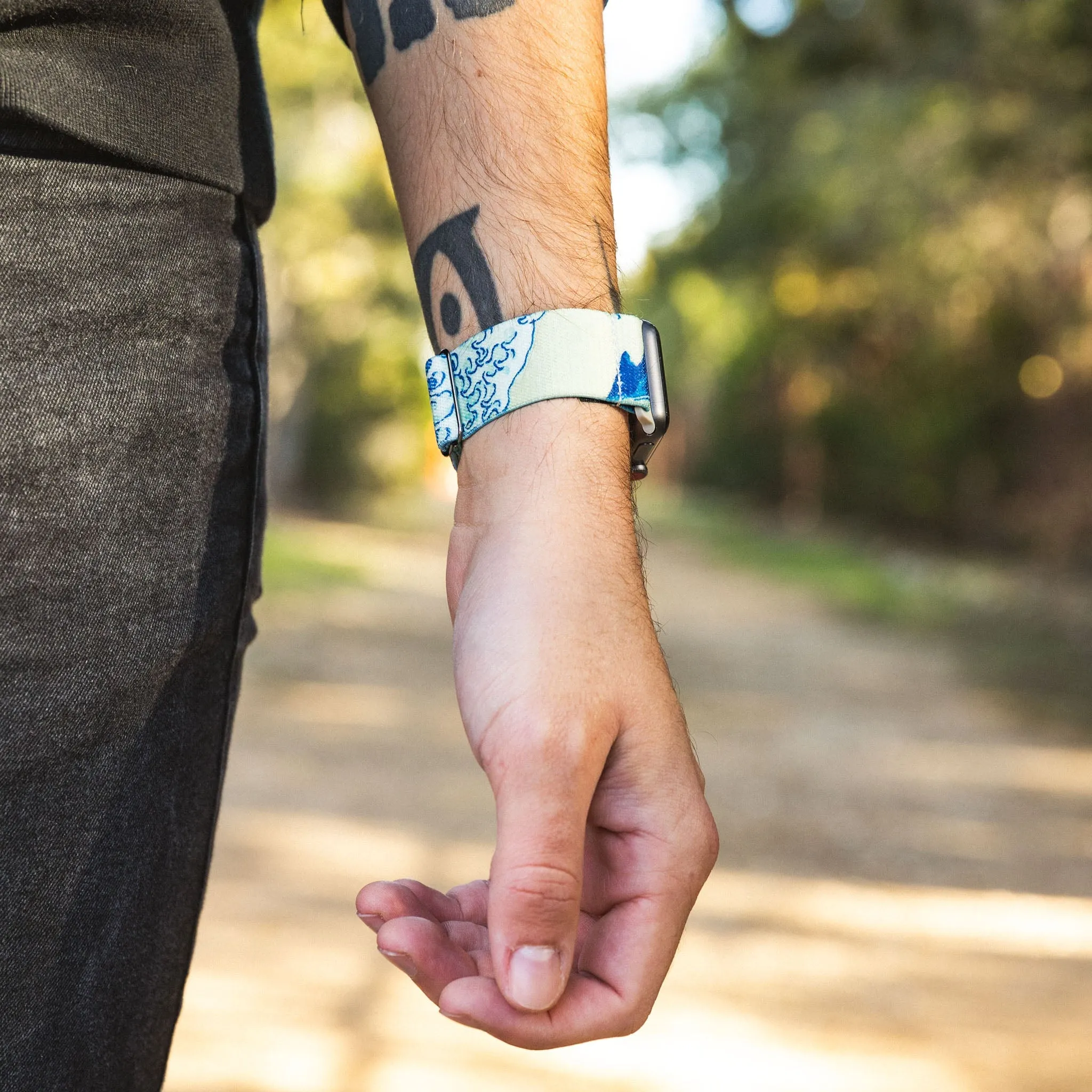 The Great Wave Watch Band