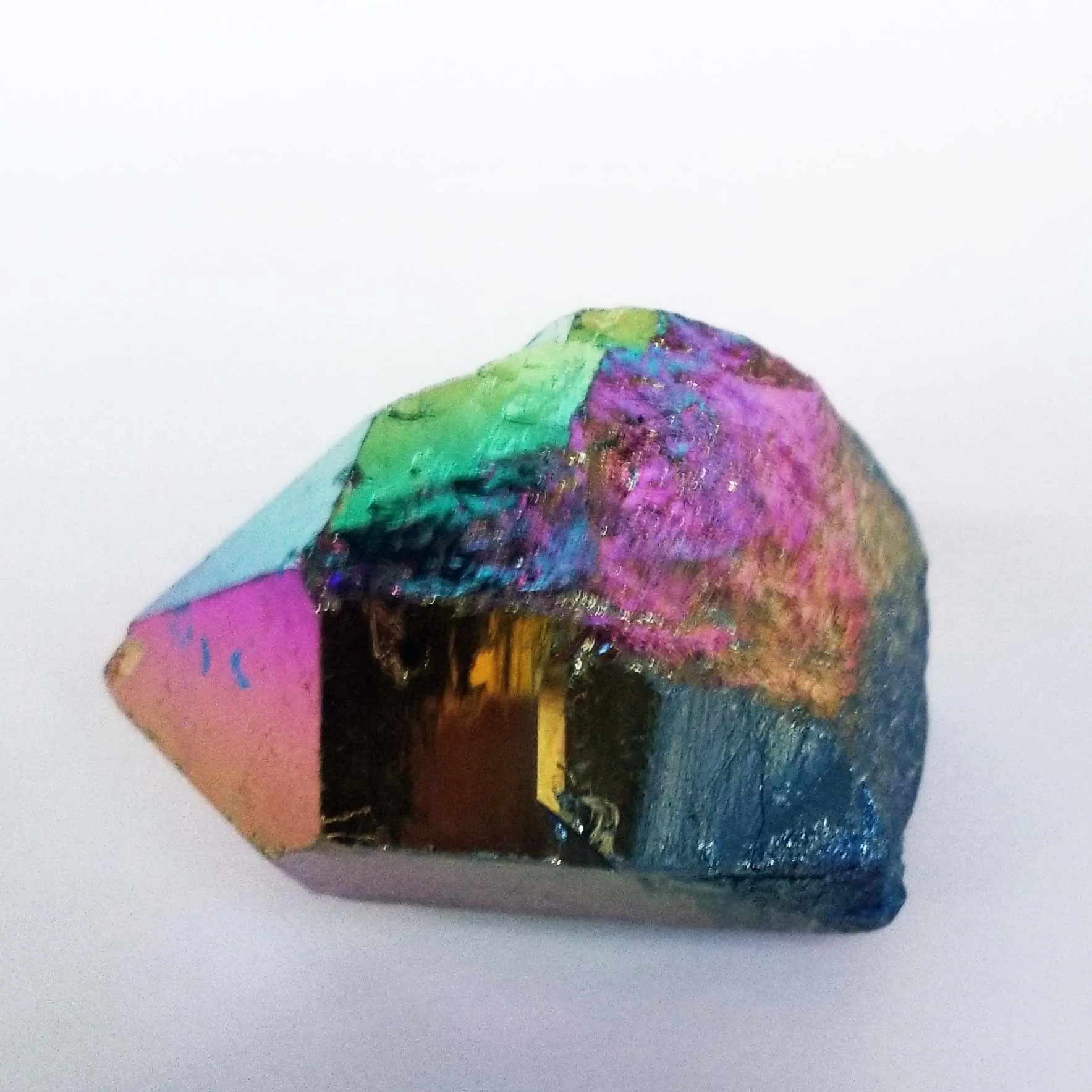 Titanium Rainbow Aura Quartz Crystal Cluster - 3