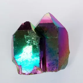 Titanium Rainbow Aura Quartz Crystal Cluster - 3