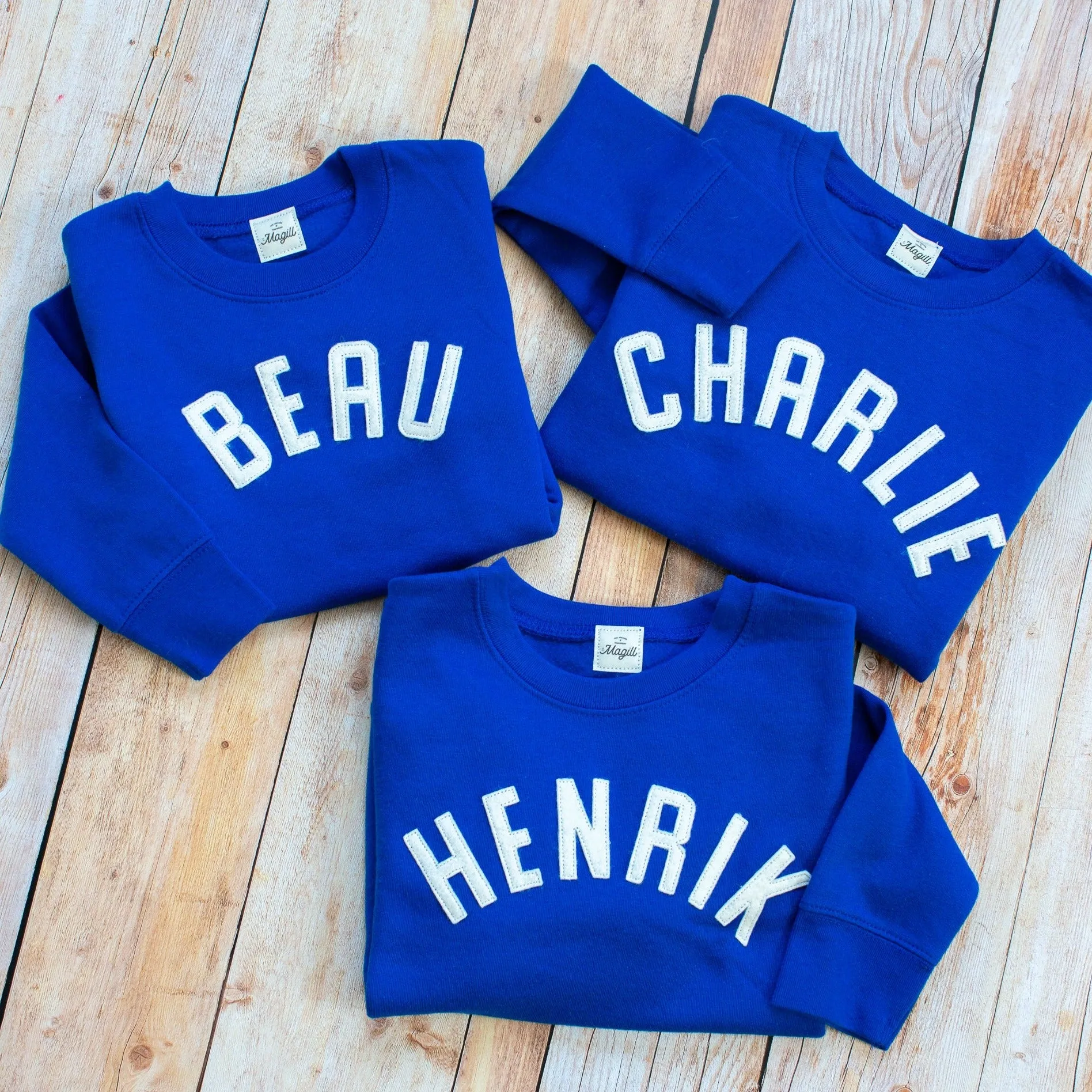 Toddler Stitched Letter Sweatshirt