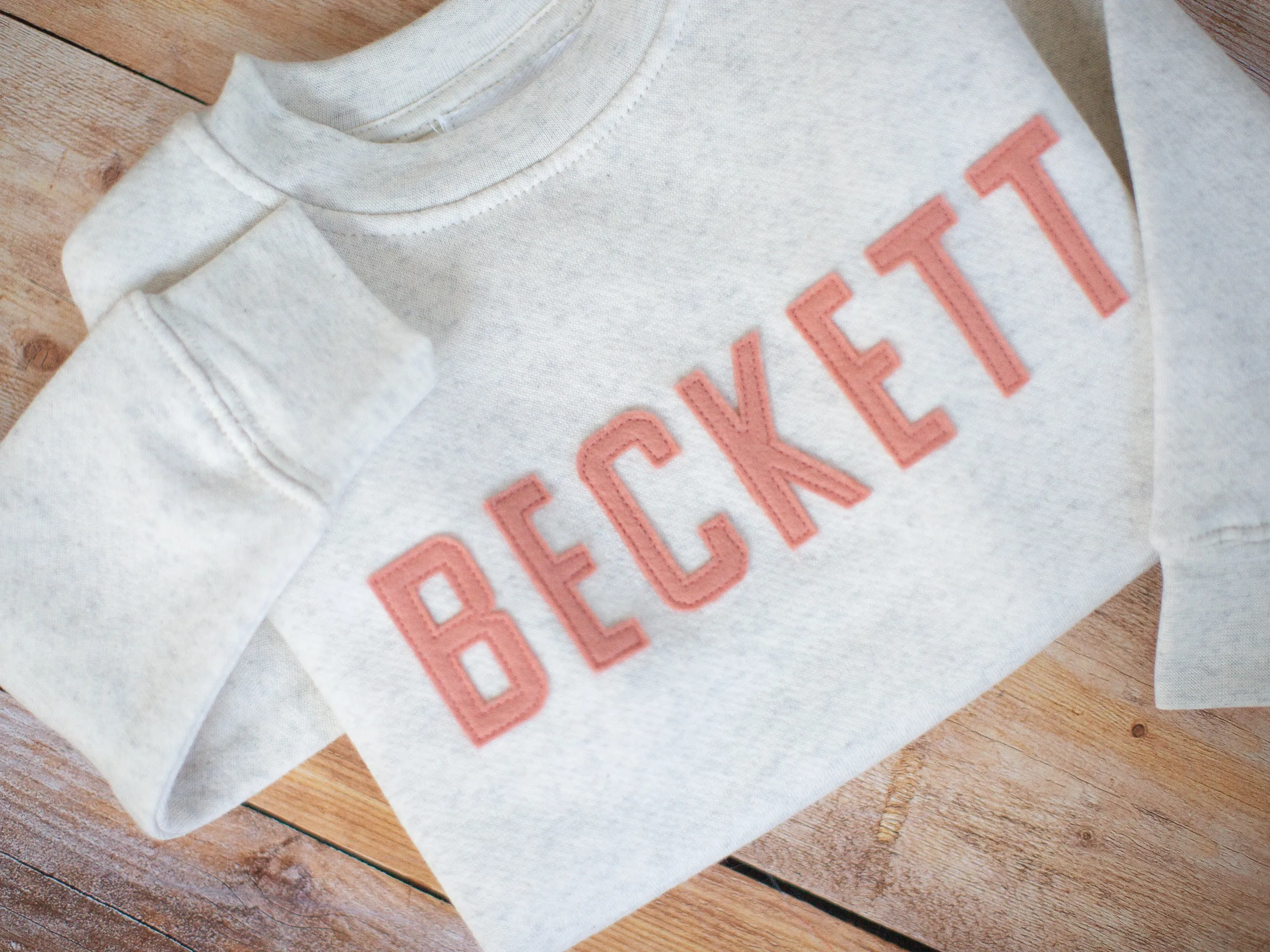 Toddler Stitched Letter Sweatshirt