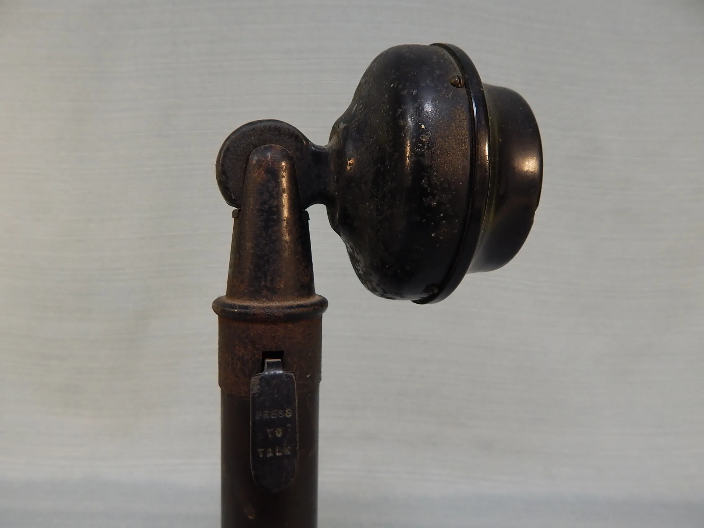 Vintage Kellogg Press to Talk Microphone