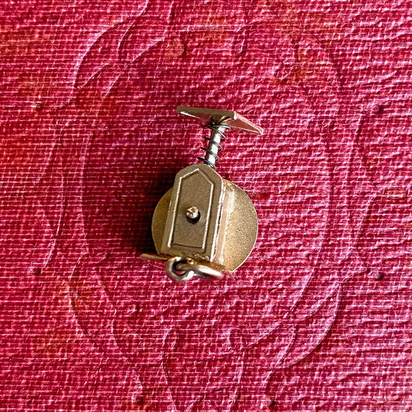 Vintage Mechanical Scale Charm