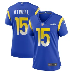 Women's Nike Tutu Atwell Royal Los Angeles Rams Game Player Jersey