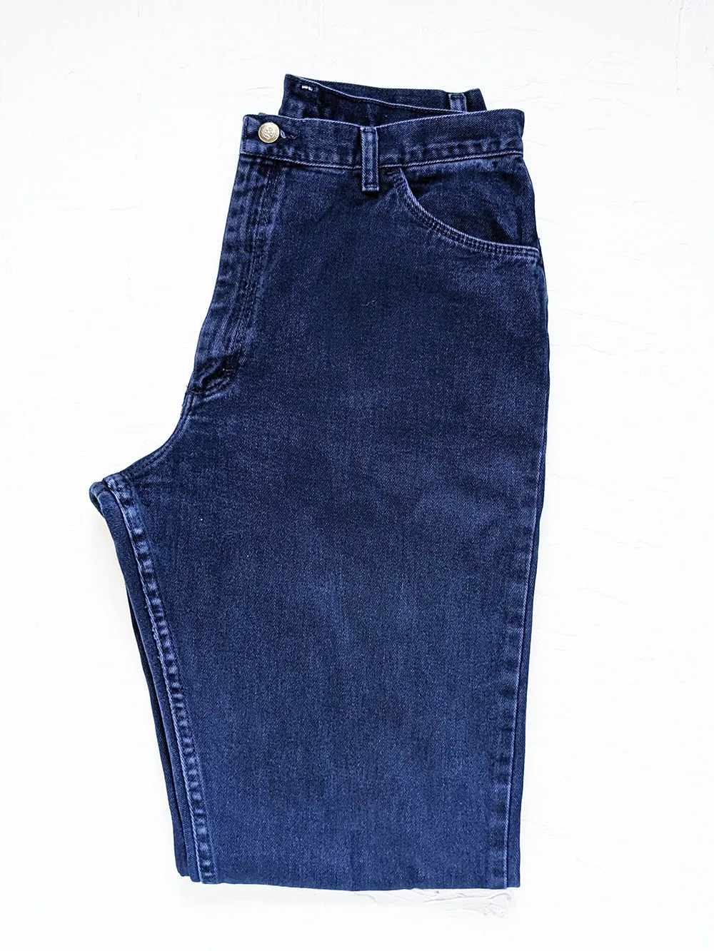 Wrangler Deep Indigo High Rise Jeans