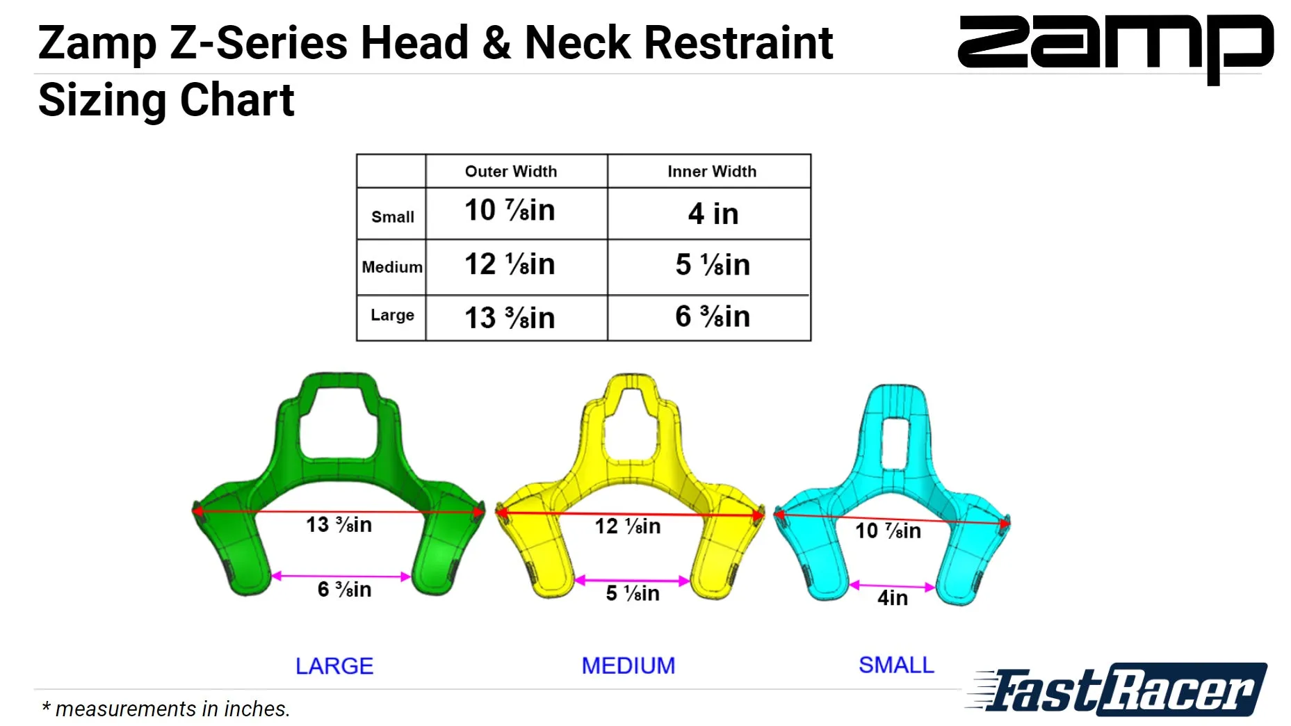 Zamp Z-Tech Series 8A Head and Neck Restraint SFI 38.1